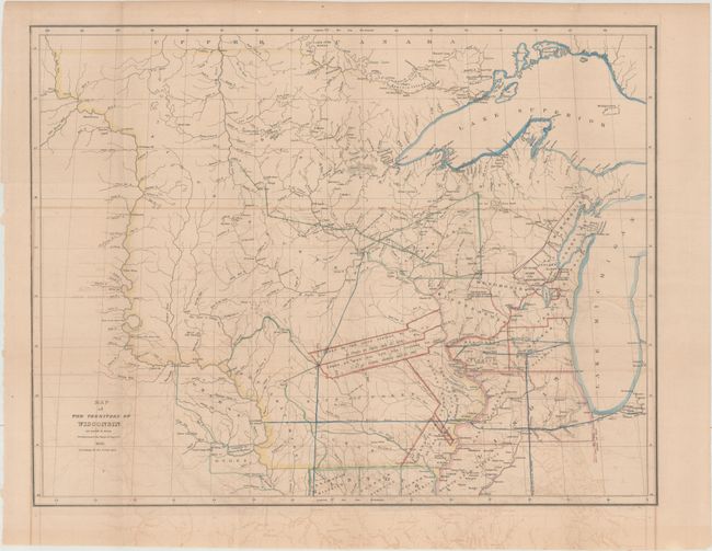 Map of the Territory of Wisconsin
