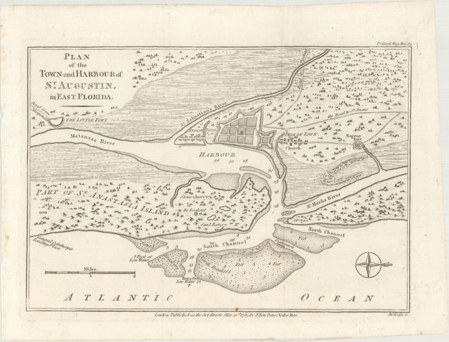 Plan of the Town and Harbour of St. Augustin, in East Florida