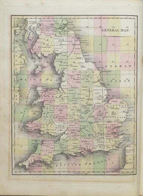 Cary's New Map of England and Wales, with Part of Scotland. On Which Are Carefully Laid Down All the Direct and Principal Cross Roads, the Course of the Rivers and Navigable Canals...