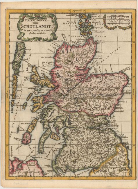 'T Koningryk van Schotlandt, in zyne Zuider, en Noorder, Deelen Verdeelt