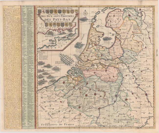 Nouvelle Carte des Dix-Sept Provinces des Pays-Bas
