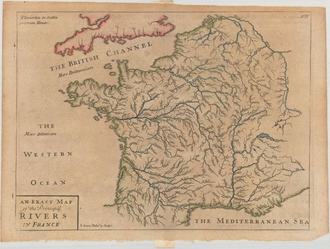 An Exact Map of the Principal Rivers in France