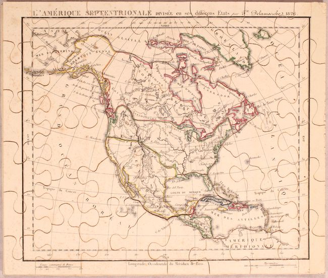 [Puzzle Maps] Mappe-Monde ou Description du Globe Terrestre...  [and] L'Amerique Septentrionale... [and] L'Amerique Meridionale... [and] L'Afrique... [and] L'Asie... [and] L'Europe... [and] Royaume de France