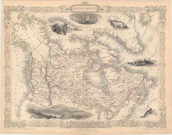 British America [together with] West Canada [and] East Canada, and New Brunswick