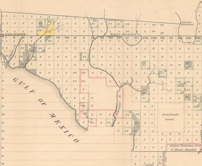A Plat Exhibiting the State of the Surveys in the Territory of Florida