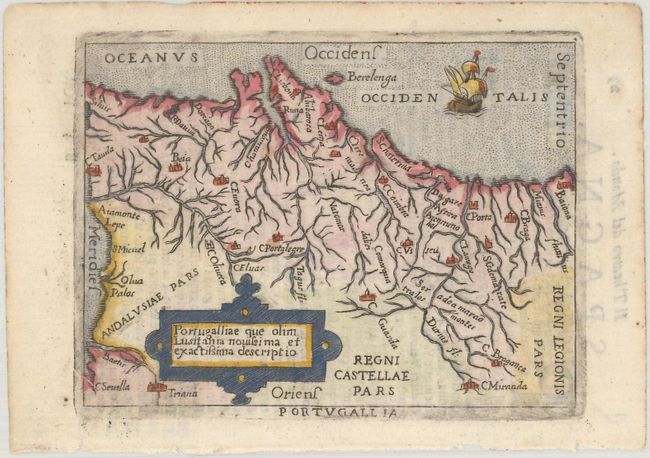 Portugalliae que olim Lusitania Novissima et Exactissima Descriptio