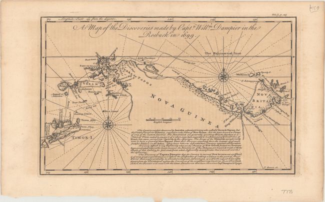 A Map of the Discoveries Made by Captn. Willm Dampier in the Roebuck in 1699