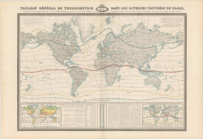 Tableau General de Thermometrie dans les Diverses Contrees du Globe...