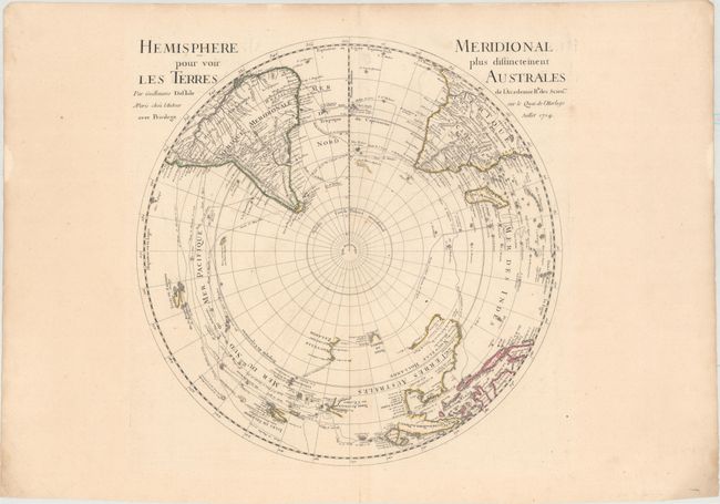 Hemisphere Meridional pour voir Plus Distinctement les Terres Australes