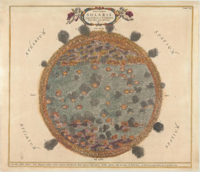Schema Corporis Solaris, Prout ab Auctore et P. Scheinero. Romae Anno 1635 Observatum Suit
