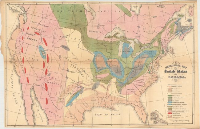 Outline of the Geology of the Globe, and of the United States in Particular; with Two Geological Maps, and Sketches of Characteristic American Fossils