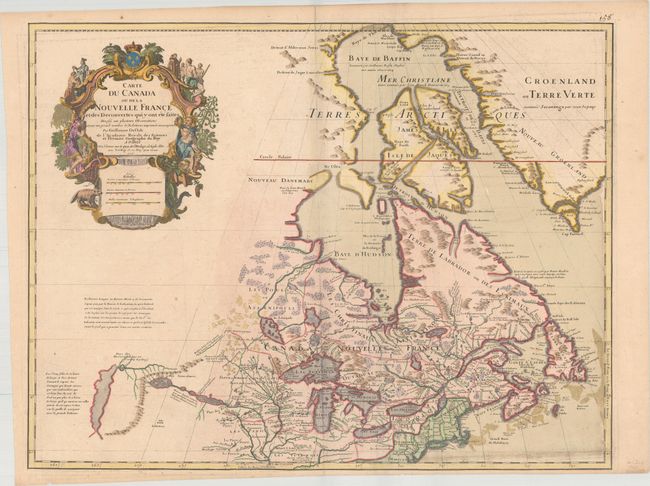 Carte du Canada ou de la Nouvelle France et des Decouvertes qui y ont ete faites