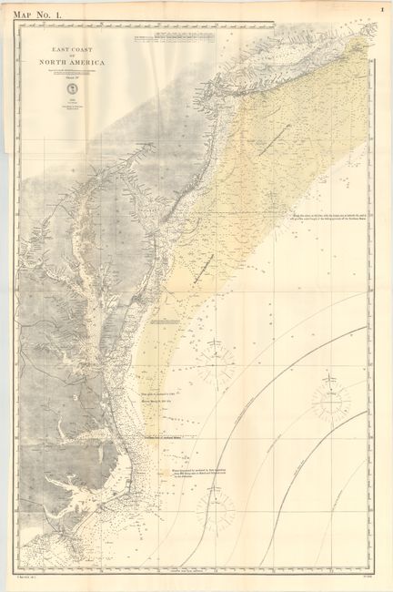 East Coast of North America [with] North East Coast of North America Sheet II [and] Sheet III [and] The River & Gulf of St. Lawrence, Newfoundland, Nova Scotia, and the Banks Adjacent, from the English Admiralty & French Marine Surveys