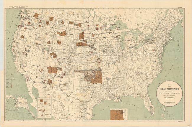 Map Showing Indian Reservations Within the Limits of the United States Compiled Under the Direction of the Hon. T.J. Morgan