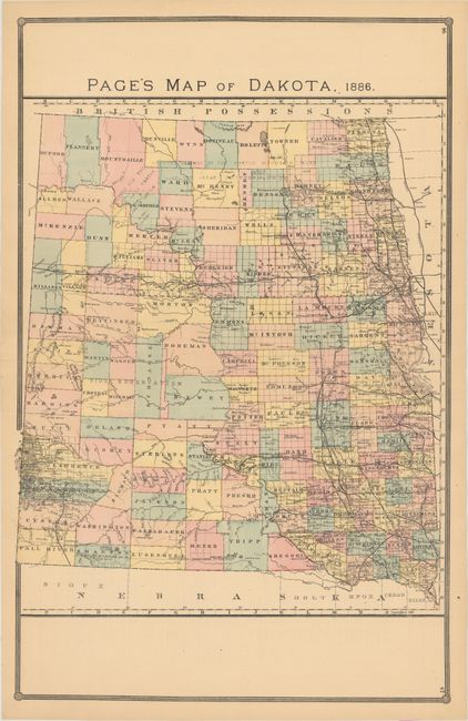 Page's Map of Dakota