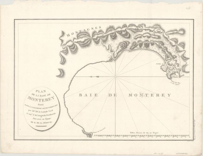 Plan de la Baie de Monterey Situee dans la Californie Septentrionale...