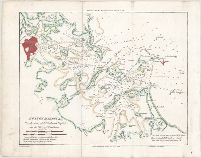 Boston Harbour from the Survey of A.S. Wadsworth Esq. U.S.N. and the Chart of Des Barres