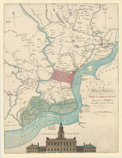 A Plan of the City and Environs of Philadelphia