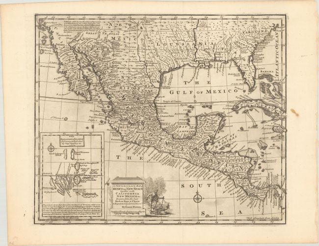 A New & Accurate Map of Mexico or New Spain Together with California New Mexico &c. Drawn from the Best Modern Maps & Charts & Regulated by Astronl. Observns.