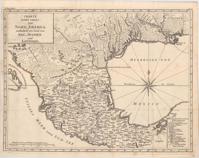 Charte Eines Theils von Nord-America Enthaltend ein Stuck von Neu-Spanien und Louisiana