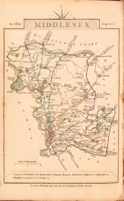 Cary's Traveller's Companion, or, a Delineation of the Turnpike Roads of England and Wales...