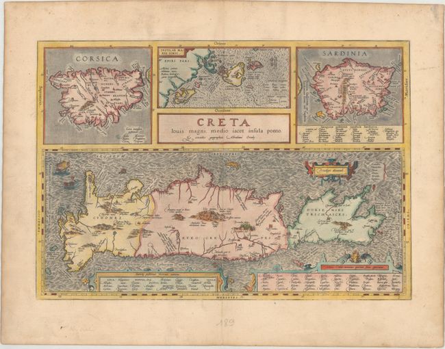 Creta Iouis Magni, Medio Iacet Insula Ponto