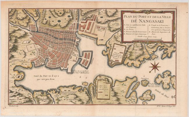 Plan du Port et de la Ville de Nangasaki