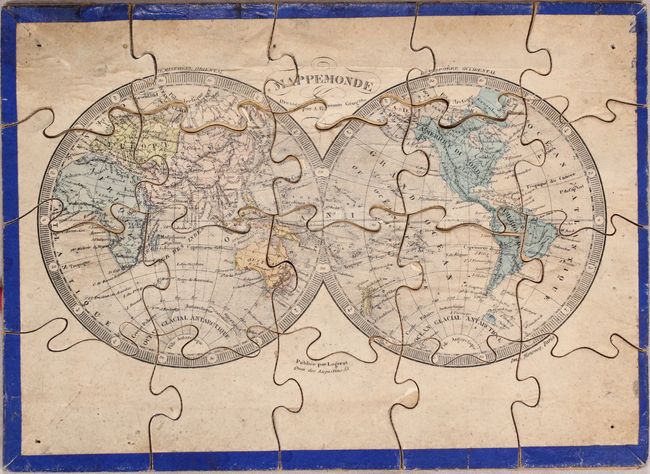 [Puzzle Maps] Mappemonde [in set with] Amerique du Nord [and] Amerique du Sud [and] Afrique [and] Oceanie [and] Europe [and] Belgique