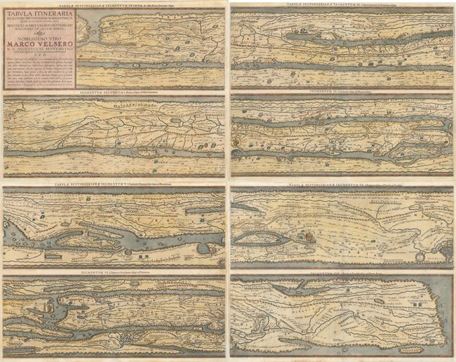 Tabula Itineraria ex Illustri Peutingerorum Bibliotheca quae Augustae Vindel