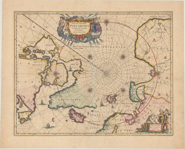 Nova et Accurata Poli Arctici et Terrarum Circum Iacentium Descriptio