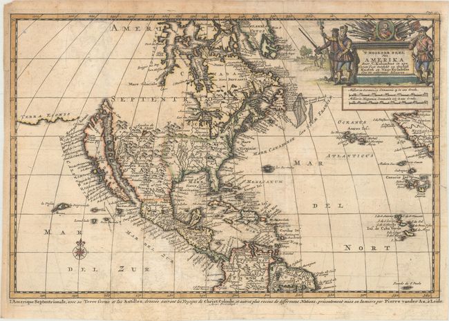 'T Noorder deel van Amerika door C. Kolumbus...
