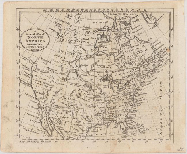 A General Map of North America from the Best Authorities