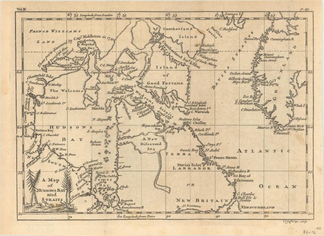 A Map of Hudsons Bay and Straits