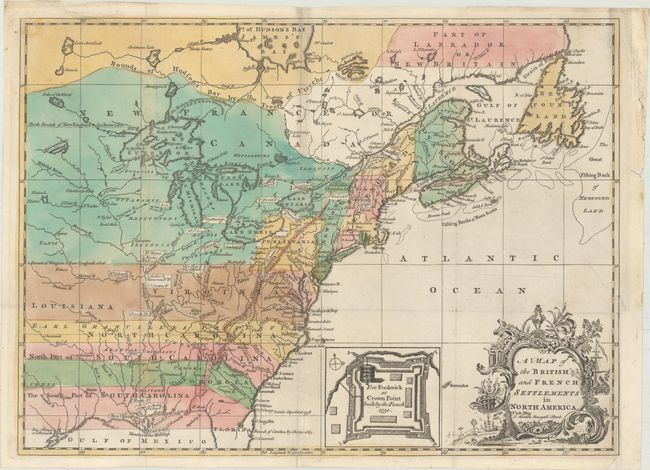 A Map of the British and French Settlements in North America