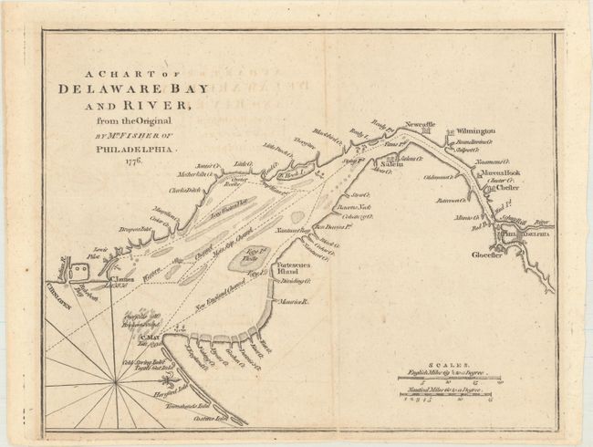 A Chart of Delaware Bay and River, from the Original by Mr. Fisher of Philadelphia