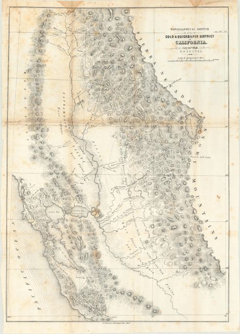 Topographical Sketch of the Gold & Quicksilver District of California. July 25th 1848 [and] Upper Mines Nos 1 & 8 [on sheet with] Lower Mines or Mormon Diggings. No. 3
