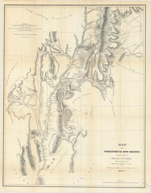 Map of the Territory of New Mexico, Made by Order of Brig. Gen. S.W. Kearny...