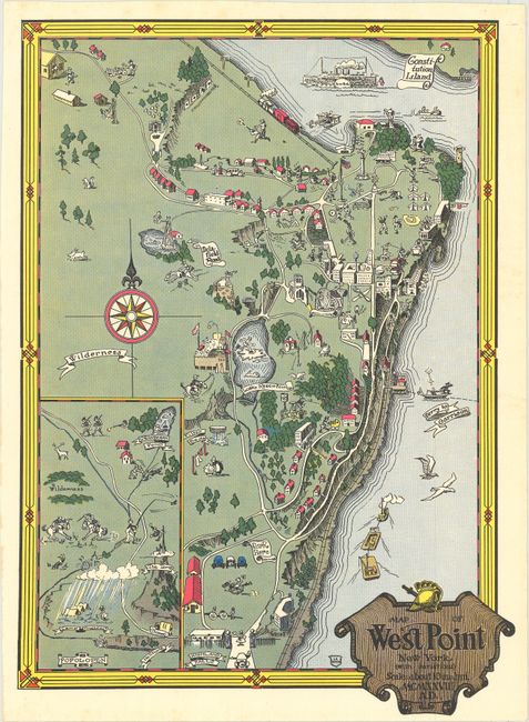 Map of West Point New York (with variations)