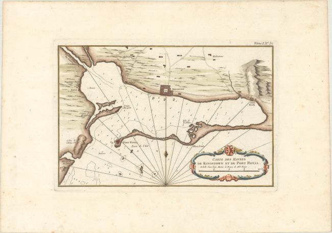 Carte des Havres de Kingstown et de Port Royal