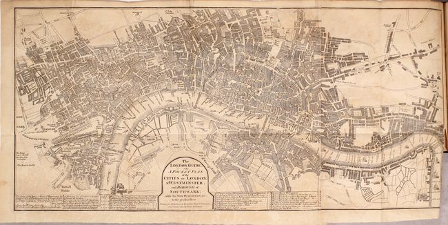 The London Guide, or, A Pocket Plan of the Cities of London, & Westminster, and Borough of Southwark... [bound in] [4 Volumes] A New and Accurate History and Survey of London, Westminster, Southwark, and Places Adjacent...