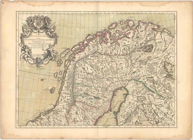 Carte des Courones du Nord Dediee Au tres Puissant et Tres Invincible Prince Charles XII
