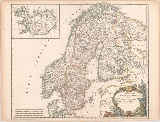 Les Royaumes de Suede et de Norwege, Divises en Leurs Provinces ou Gouvernemens