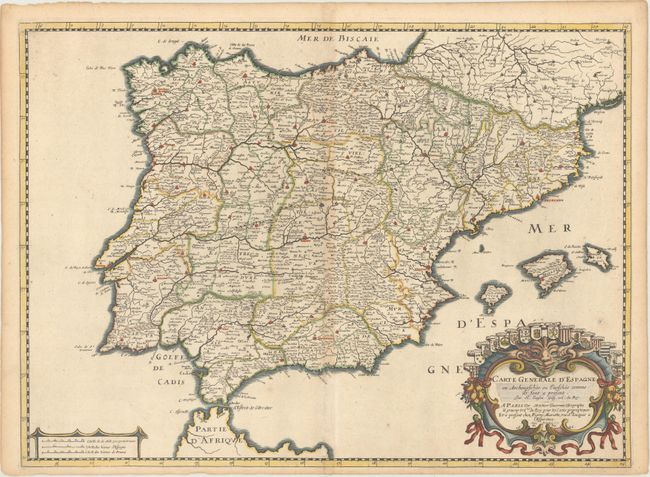 Carte Generale d'Espagne en Archeuesches ou Evesches Comme ils sont a Present