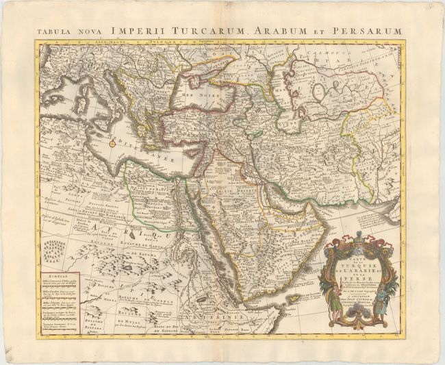 Carte de la Turquie de l'Arabie et de la Perse. Dressee sur les Memoires les Plus Recens Rectifiez par les Observations de Mrs. de Academie Royle. des Sciences