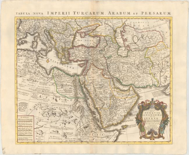 Carte de la Turquie de l'Arabie et de la Perse. Dressee sur les Memoires les Plus Recens Rectifiez par les Observations de Mrs. de Academie Royle. des Sciences