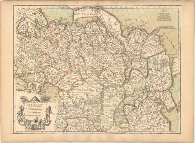 Carte de Tartarie Dressee sur les Relations de Plusieurs Voyageurs de Differentes Nations...