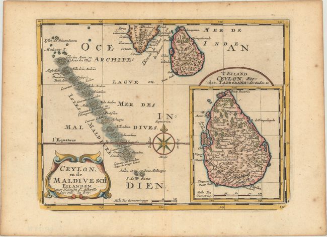Ceylon, en de Maldivesche Eilanden