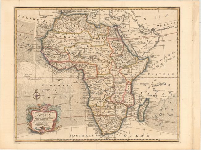 A New and Correct Map of Africa. Drawn from the Most Approved Modern Maps and Charts, and Adjusted by Astronomical Observations...