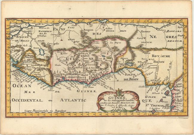 Guinee, en de Omleggende Landen, Getrokken uit Marcator, Blommert, enz.