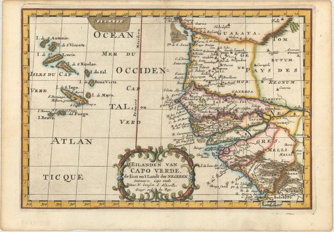 D'Eilanden van Capo Verde, de Kust en 't Landt der Negeren. Ontrent Capo Verde